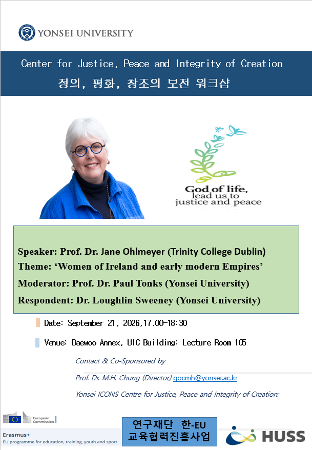 JPIC Center: Special Lecture of Prof. J.Ohlmeyer